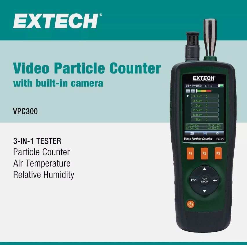 EXTECH VPC300 PARTİKÜL ÖLÇÜM CİHAZI