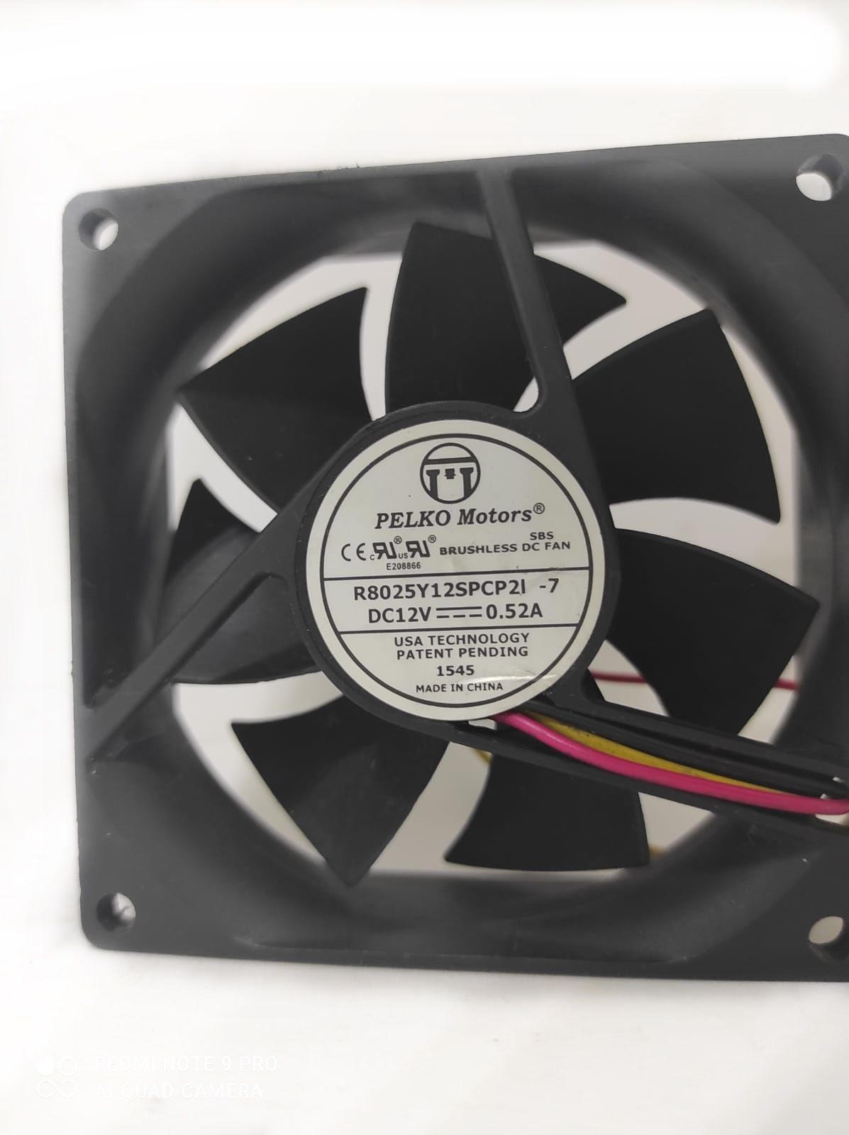 PELKO R8025Y12SPCP2I-7 FAN