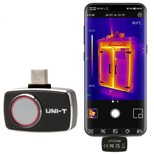 UNI-T UTi721M 256×192 Android Telefon Termal Kamera