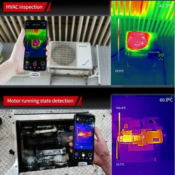 UNI-T UTi721M 256×192 Android Telefon Termal Kamera