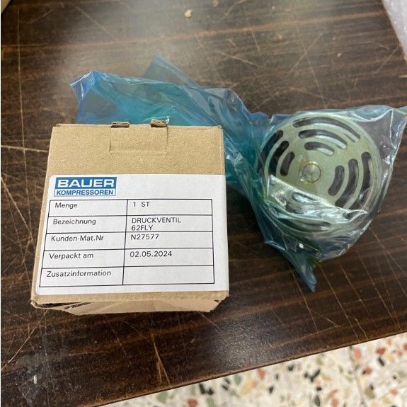 BAUER KOMPRESSOREN DRUCKVENTIL 62FLY N27577 BASINÇ VALFİ