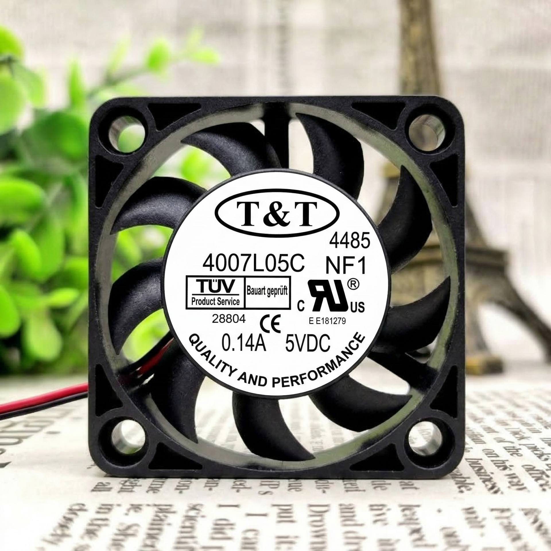 T&T 4007L05C 0.14A 5VDC FAN