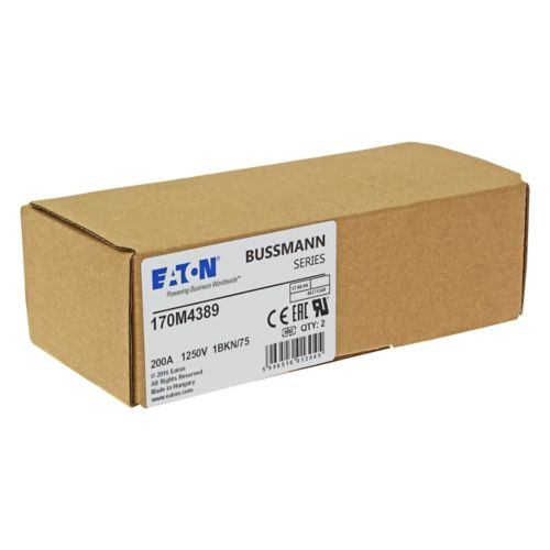 Eaton Bussmann series 170M4389 FUSE 200A 1250V 1BKN/75 AR