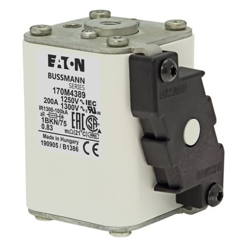 Eaton Bussmann series 170M4389 FUSE 200A 1250V 1BKN/75 AR