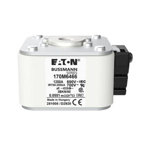 Eaton Bussmann series 170M6466 1250A 690V 3BKN/50