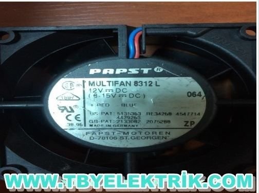 EBMPAPST 8312 L FAN