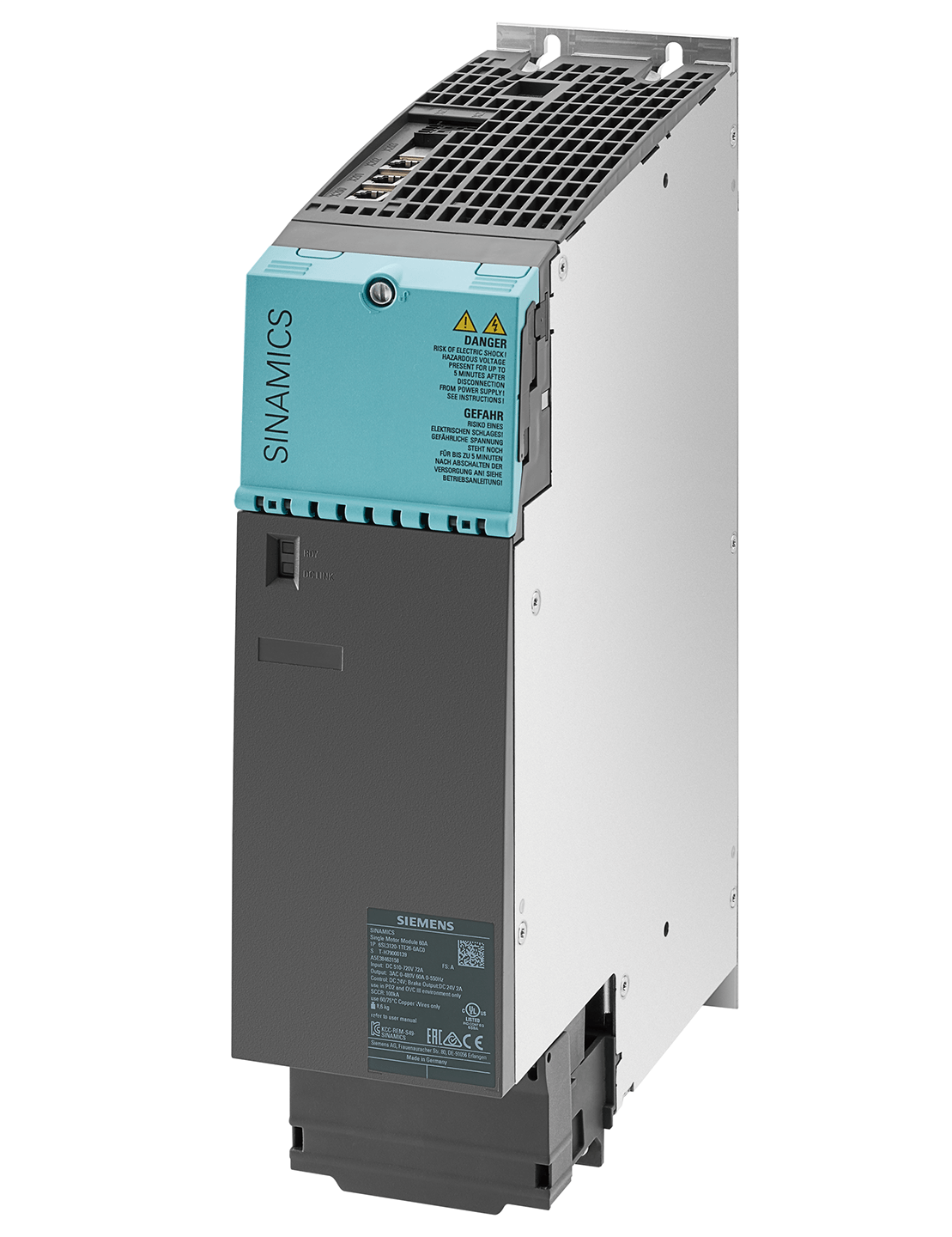 Siemens SINAMICS 6SL3120-1TE26-0AA0 Sürücü Modülü